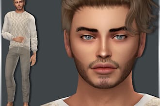 create unique custom sims for sim 4 unique sims, and design cc mods, the sim