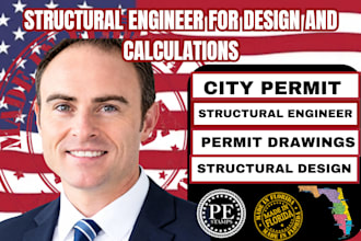 be your florida civil and structure engineer for design calculation and approval