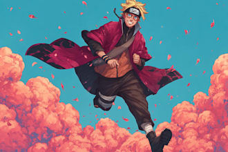 draw you in dragonballz or naruto style