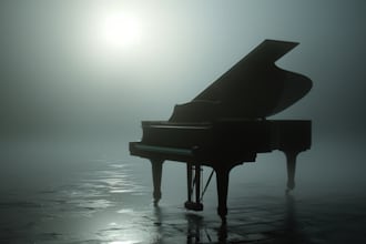 compose sad melancholic piano score for film or video