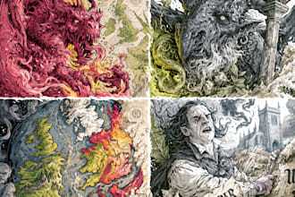 do unique map illustrations