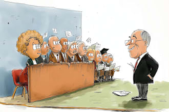 create a satirical political cartoon for you