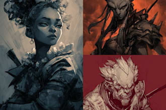 design unique fantasy character