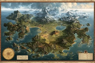 custom a fantasy map