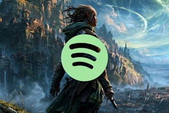 create surreal fantasy spotify cover artwork
