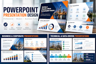 design professional powerpoint presentations and business slides