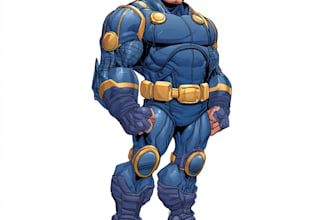 design a superhero character with a unique costume