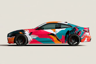 car wrap design, van wrap design