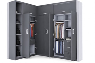 create 3d cad design furniture design autocad millwork cnc shop drawings