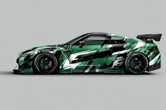 professional car wrap design, van wrap design and car wrap