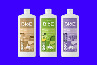 design premium minimalistic product label and packaging design