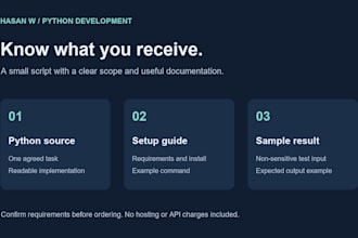 automate a repetitive task with a custom python script