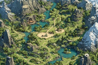illustrate your fantasy world with a custom map