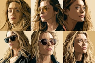 turn your photo into realistic vector illustration