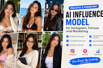 generate 4k ai influencer model video, ai character for fanvue lifestyle content