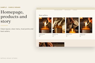 develop a custom shopify store, landing page or store feature