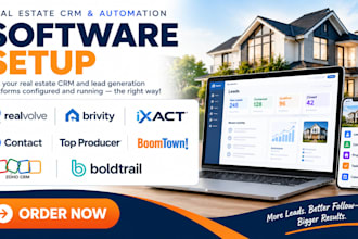 setup realvolve brivity ixtact contact top producer boonmtown zoho CRM boldtrail