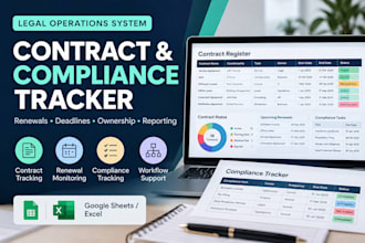 set up your contract management and compliance tracker
