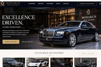 design squarespace party bus website limo service sit executive car service site