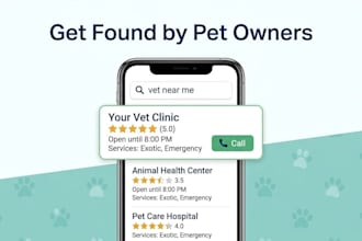 do veterinarian local seo to rank your vet clinic on google maps