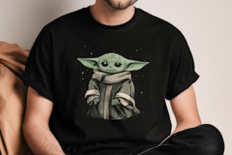 draw a custom funny meme t shirt design
