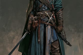 fantasy dnd character illustration
