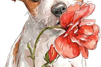 paint stunning pet portrait