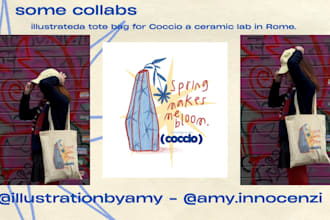 do custom drink, merch and products illustrated tags