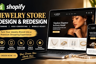 shopify jewelry website design redesign shopify store shopify jewelry store