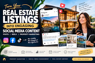 be your real estate social media manager for property marketing realtor growth