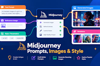 create midjourney art, midjourney prompts, midjourney images, midjourney style