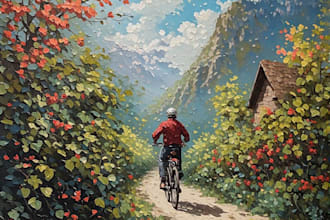 paint an oil replica of any painting with free shipping