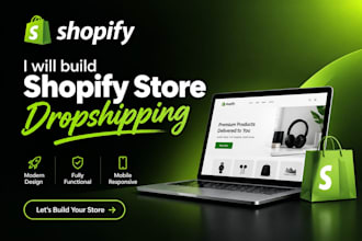 build shopify store dropshipping