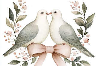 create a watercolor portrait of a pet animal