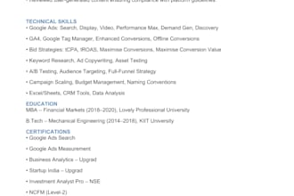 focus on creating resumes that are clear, professional