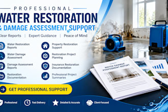 provide professional water restoration and damage reports