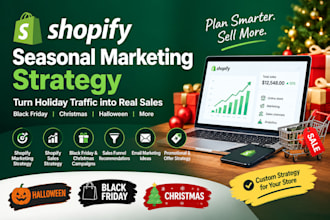 do shopify marketing for black friday, halloween and christmas sales