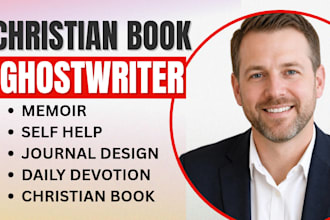 christian ebook ghostwriting novel devotion prayer journal design memoir