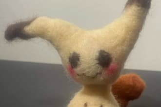 needle felt a plush