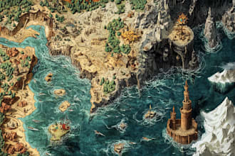 draw your custom fantasy world map