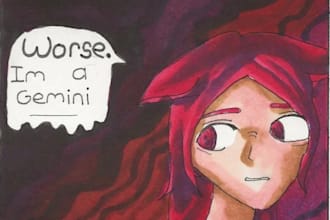 design, illustrate, or draw your characters
