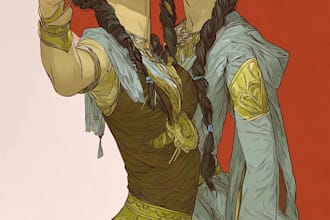 design mythical and folklore fantasy characters