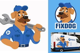 design a mascot logo with brand personality
