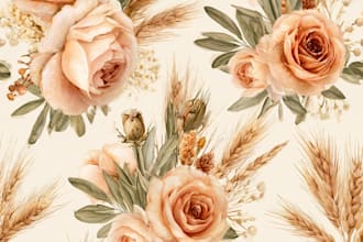 create seamless pattern ready for print