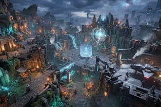 design 3d sci fi game environment, 3d fantasy environment, 3d ue5 environment