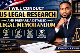 conduct legal research and prepare a detailed legal memorandum