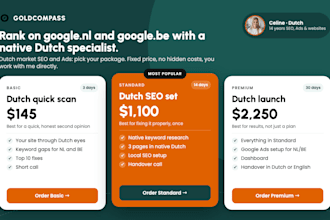 do native dutch SEO and google ads for the netherlands and belgium