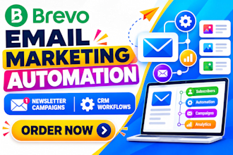 be your brevo, sendblue, mailchimp zendesk hubspot, ghl email automation expert