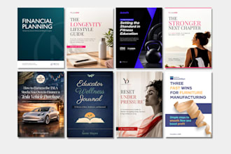 design a modern book cover, ebook cover or KDP cover