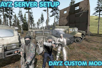 dayz server setup mods clothing weapons gear config script custom map loot